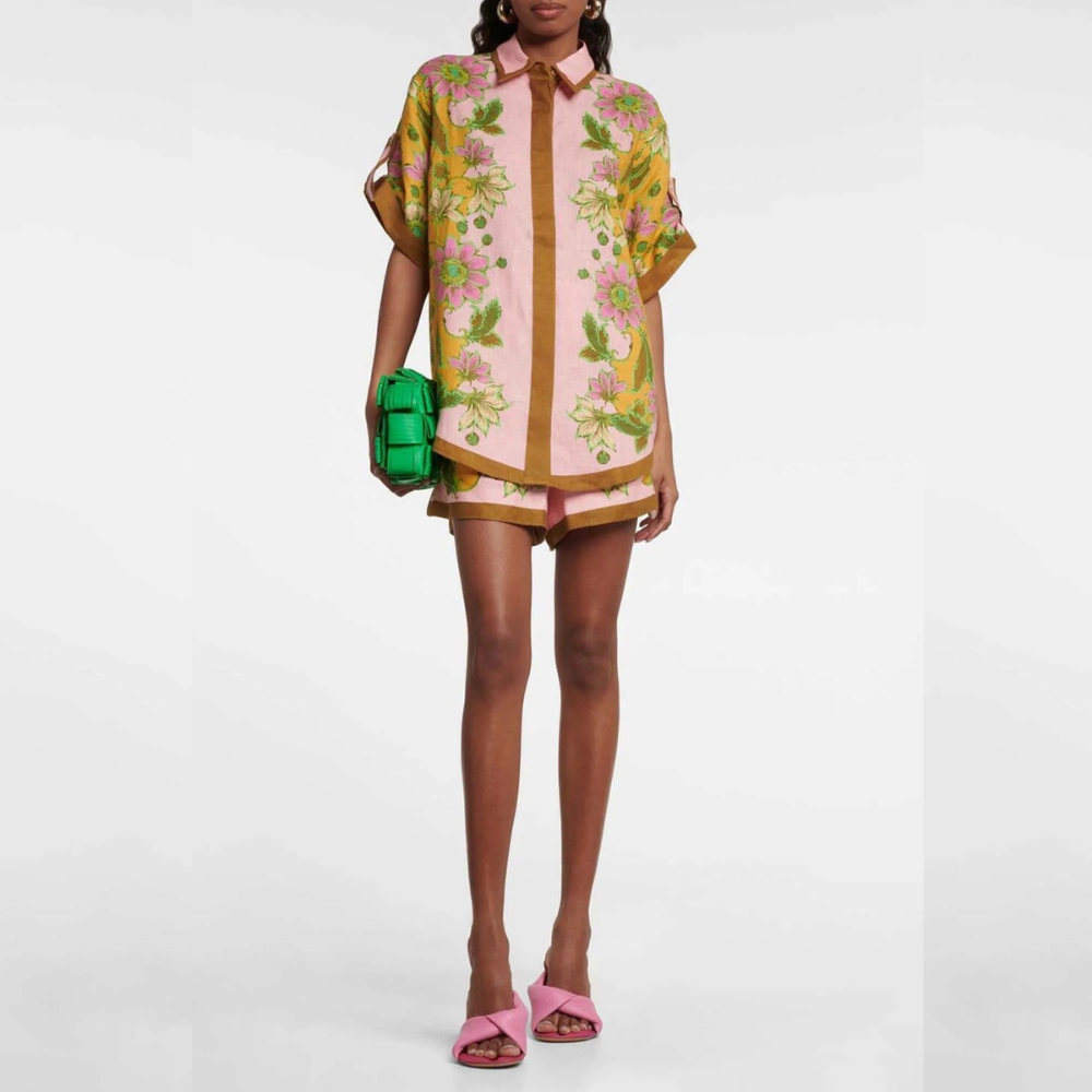 ELEONOR CONJUNTO CAMISERO ESTAMPADO CON SHORT