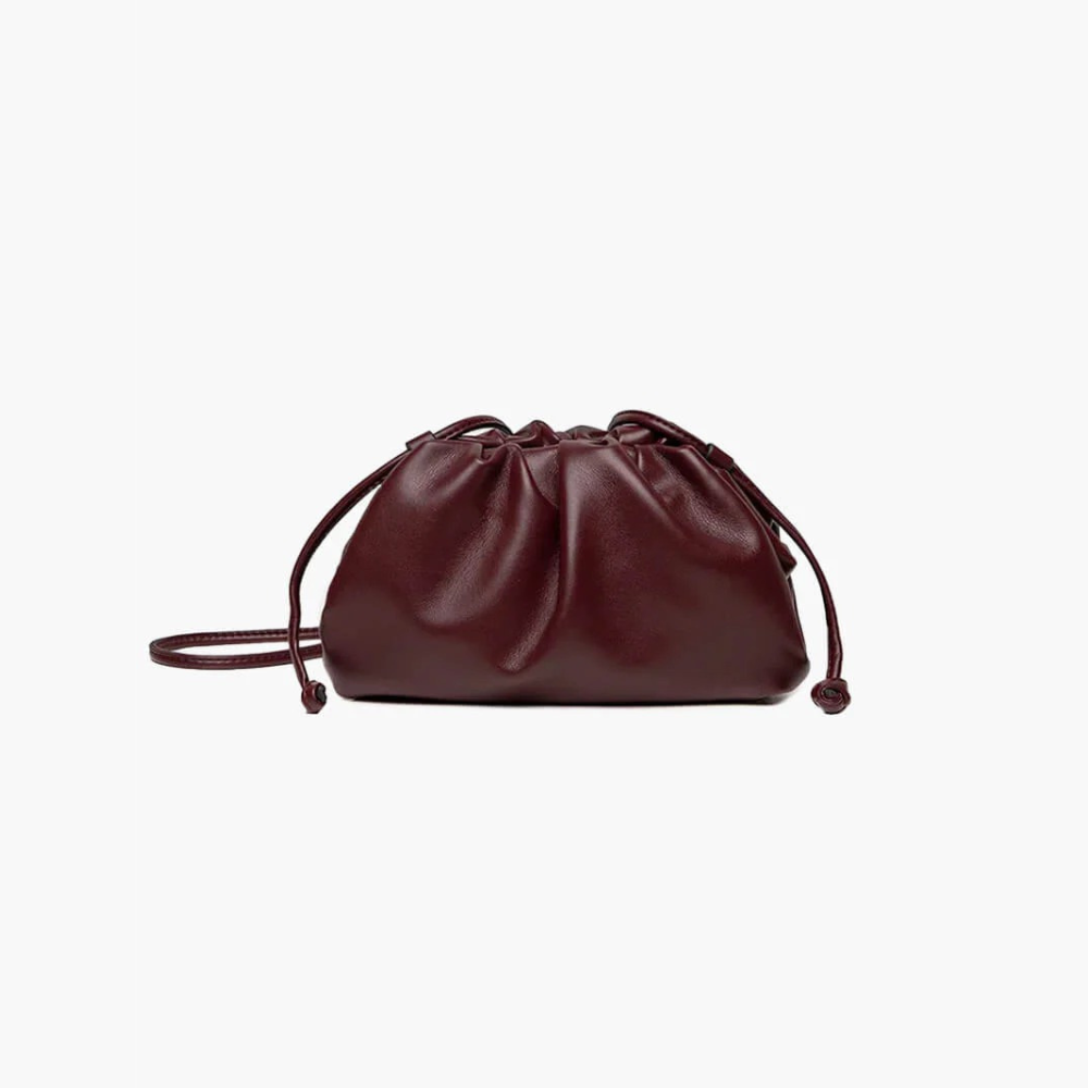 NEREIDA BOLSO TIPO POUCH FRUNCIDO