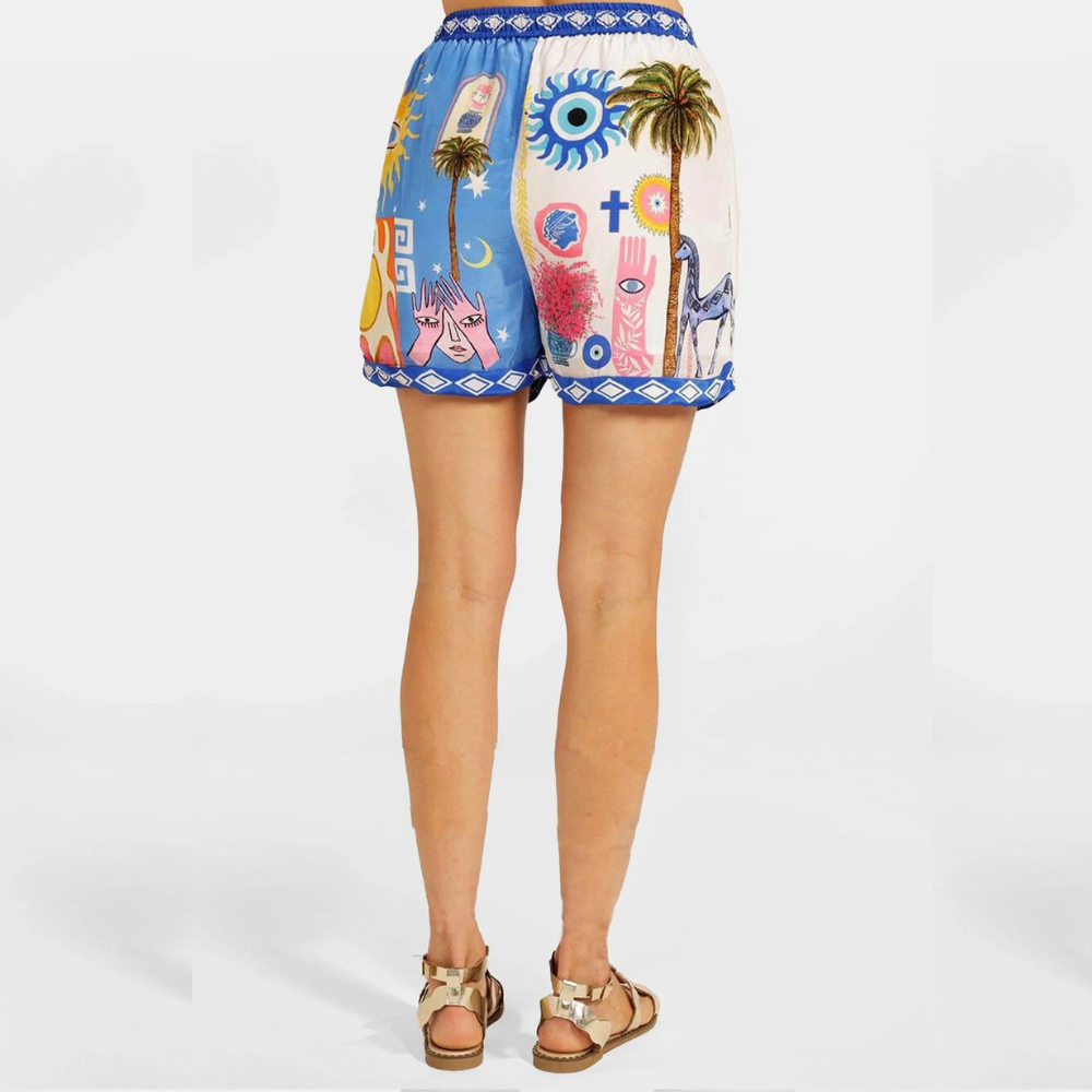 RACHELE CONJUNTO CAMISERO ESTAMPADO MEDITERRÁNEO