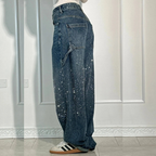 BIANCA JEANS BALLOON CON EFECTO BRILLO