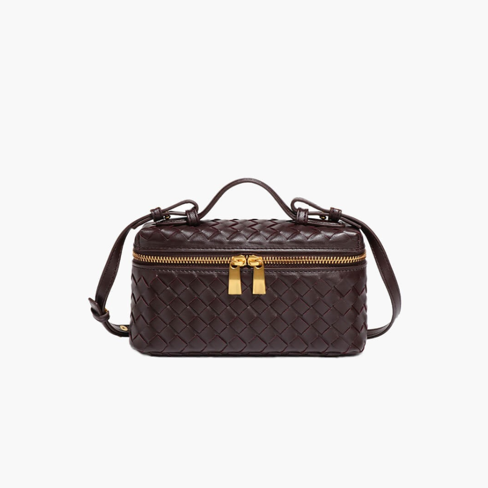VENEGGA BOLSO BAÚL TRENZADO DOBLE CREMALLERA