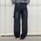 BIANCA JEANS BALLOON CON EFECTO BRILLO