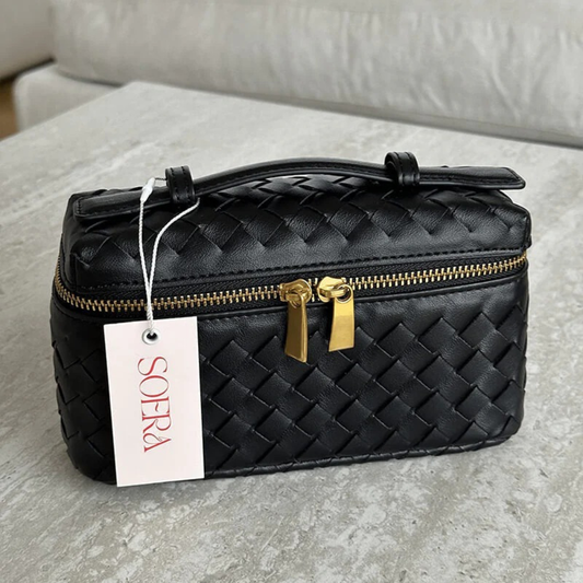 VENEGGA BOLSO BAÚL TRENZADO DOBLE CREMALLERA