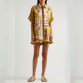 ELEONOR CONJUNTO CAMISERO ESTAMPADO CON SHORT
