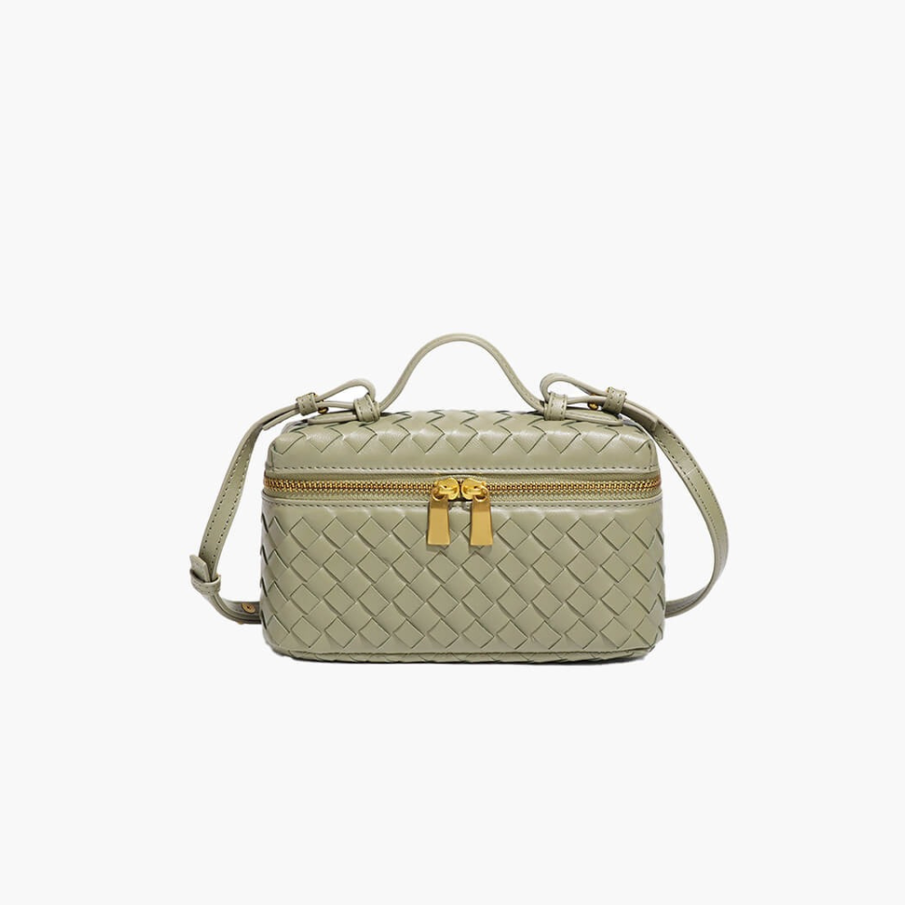 VENEGGA BOLSO BAÚL TRENZADO DOBLE CREMALLERA