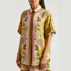 ELEONOR CONJUNTO CAMISERO ESTAMPADO CON SHORT