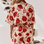 PAULINE CONJUNTO DE DOS PIEZAS DE LINO