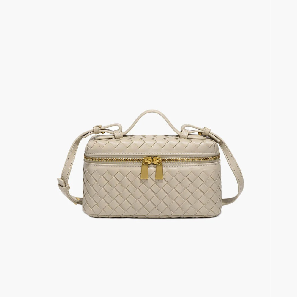 VENEGGA BOLSO BAÚL TRENZADO DOBLE CREMALLERA