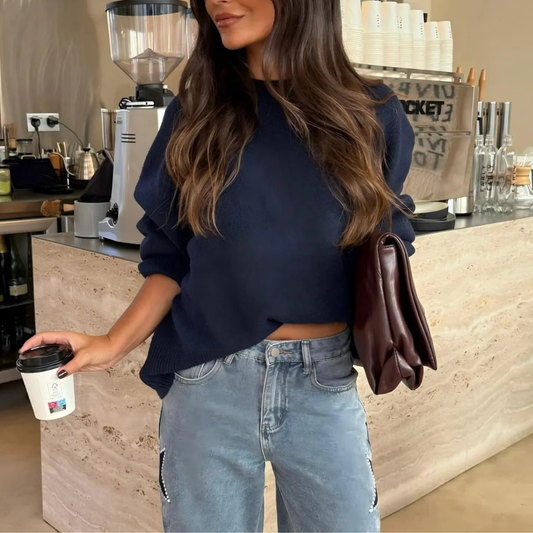 GIULIA JEANS RECTOS CON PRINT DE ESTRELLAS