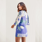 SIMONE CONJUNTO CAMISERO ESTAMPADO COSTA AZUL