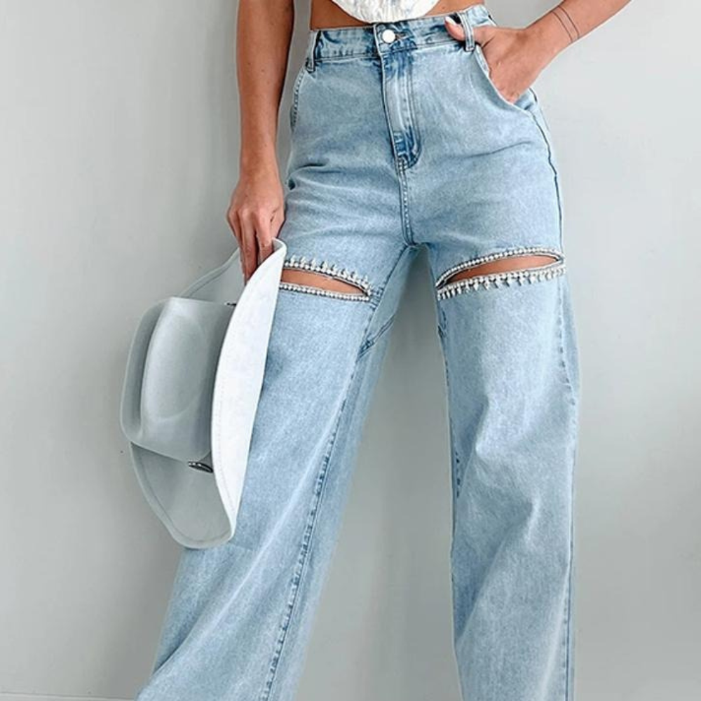 GENOVA JEANS CON DETALLES DE STRASS