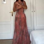 ILARIA CONJUNTO DE FALDA Y BODY TRANSLÚCIDO