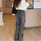 GIULIA JEANS RECTOS CON PRINT DE ESTRELLAS