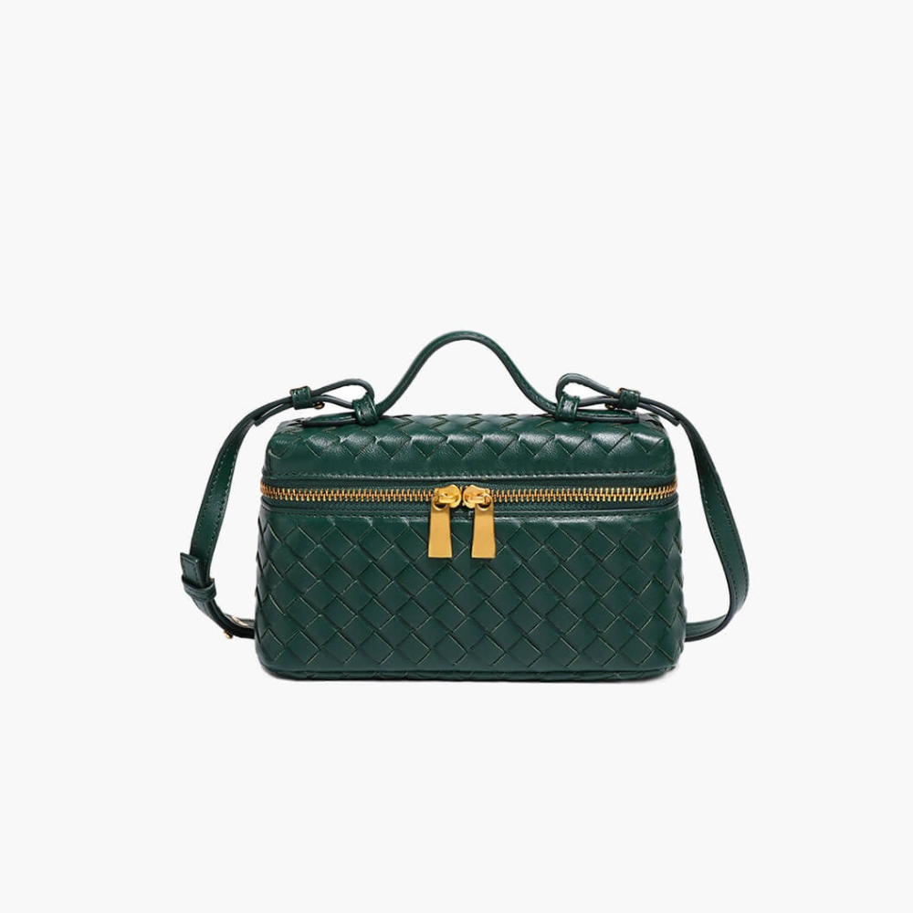 VENEGGA BOLSO BAÚL TRENZADO DOBLE CREMALLERA