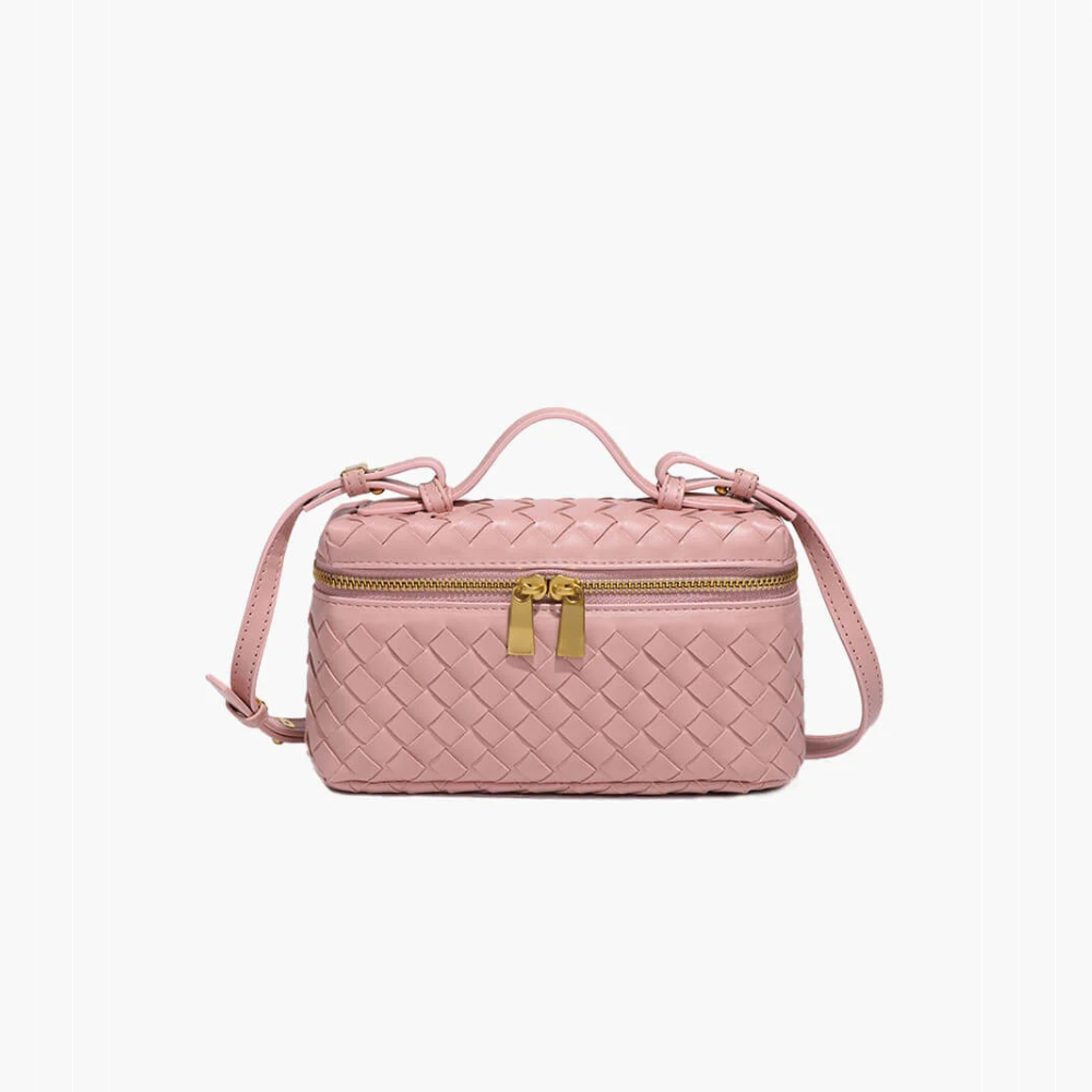 VENEGGA BOLSO BAÚL TRENZADO DOBLE CREMALLERA