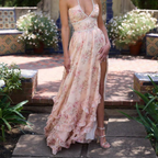 AMAIA VESTIDO EN TEJIDO TAPPETO ROSA ALGODÓN
