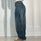 BIANCA JEANS BALLOON CON EFECTO BRILLO
