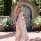 AMAIA VESTIDO EN TEJIDO TAPPETO ROSA ALGODÓN