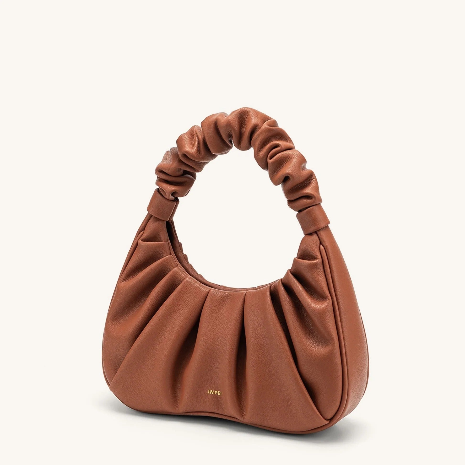 CARLOTA BOLSO FRUNCIDO Piel beige