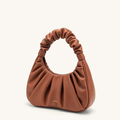 CARLOTA BOLSO FRUNCIDO Piel beige